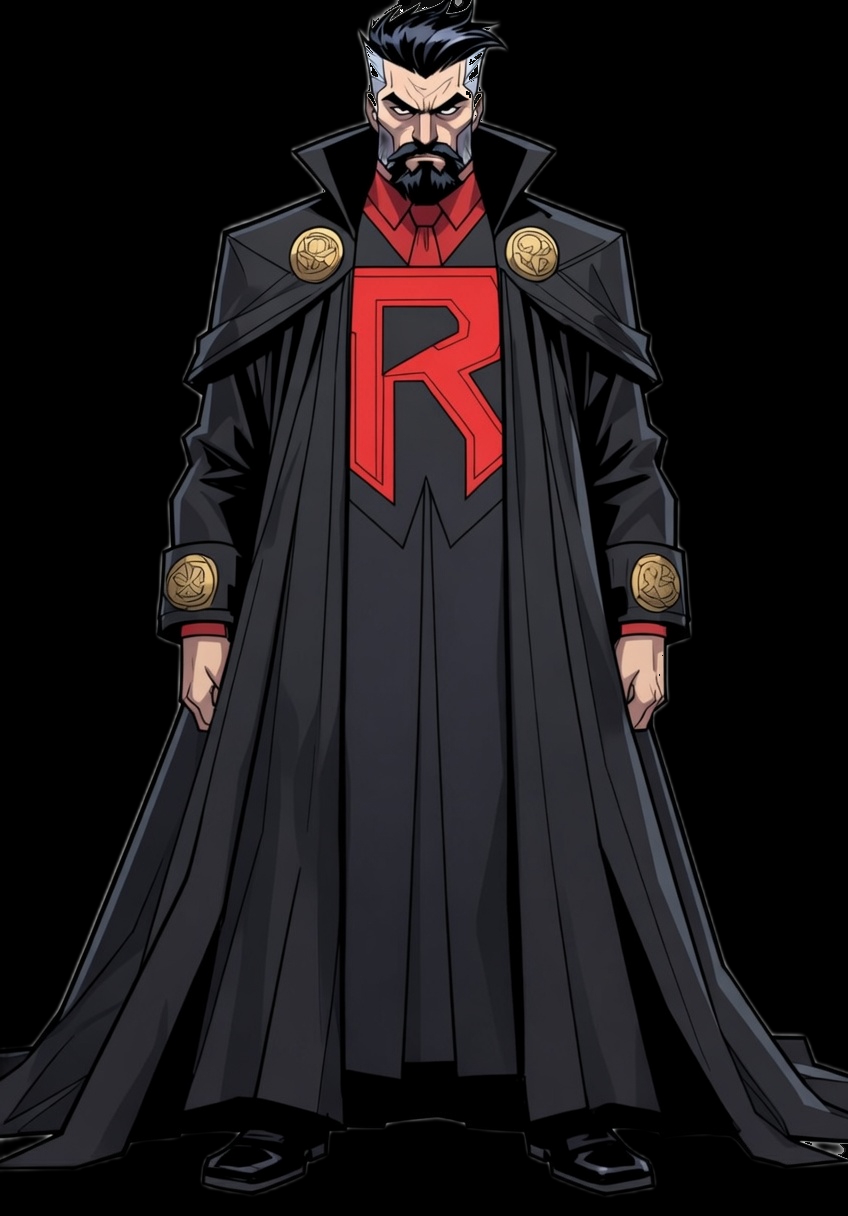 The Regulator with red R emblem